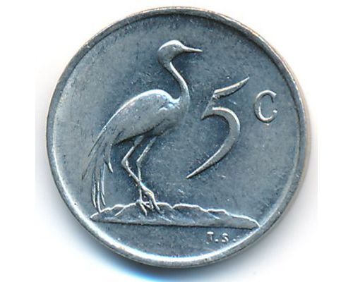 5 центов 1971 год ЮАР