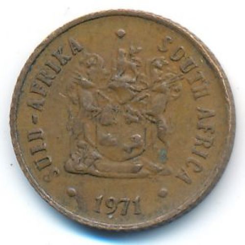 1 цент 1971 год ЮАР