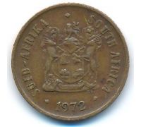 1 цент 1972 год ЮАР