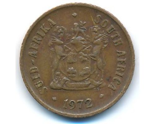 1 цент 1972 год ЮАР