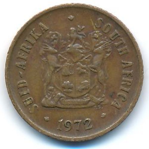 1 цент 1972 год ЮАР