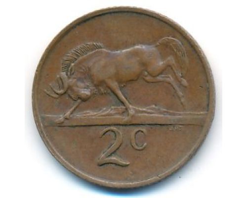 2 цента 1971 год ЮАР