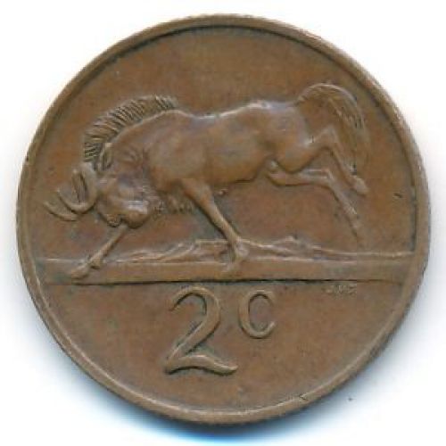 2 цента 1971 год ЮАР