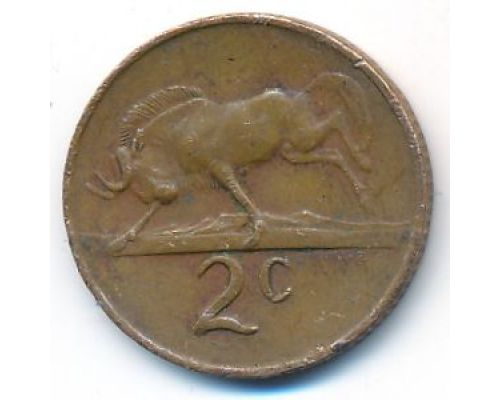 2 цента 1972 год ЮАР