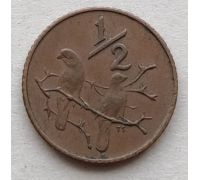 1/2 цента 1970 год ЮАР Птицы