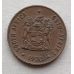 1/2 цента 1970 год ЮАР. Птицы