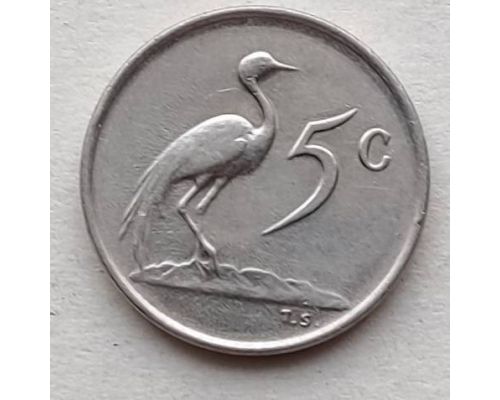 5 центов 1969 год ЮАР Йохан Антонисзон ван Рибек South Africa