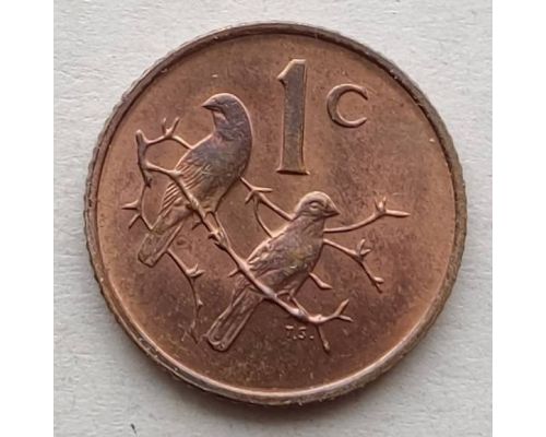 1 цент 1968 год ЮАР Чарльз Роббертс Сварт Suid Afrika