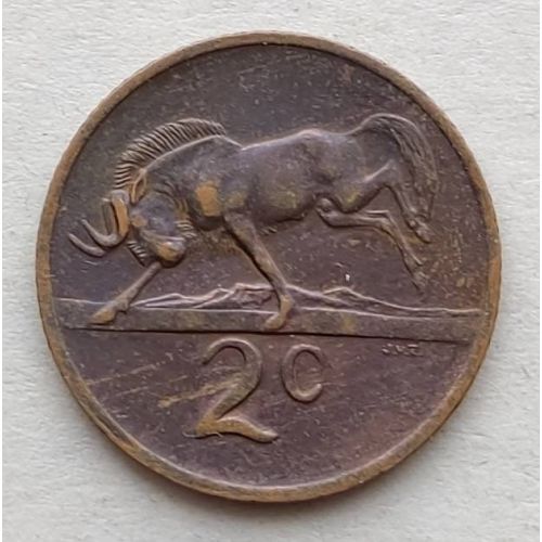 2 цента 1973 год ЮАР