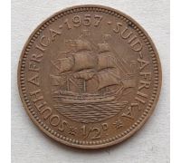 1/2 пенни 1945 год ЮАР Елизавета II