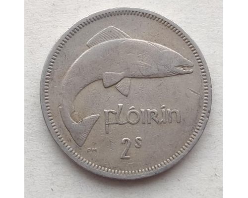 2 флорина (шиллинга) 1963 год Ирландия Семга