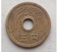 5 иен 1965 год Япония Сёва Хирохито