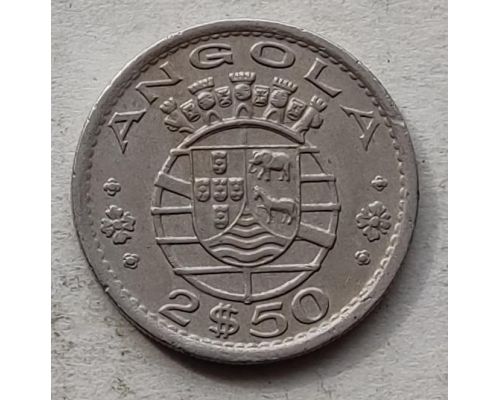 2,5 эскудо 1974 год Ангола