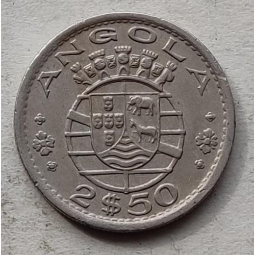 2,5 эскудо 1974 год Ангола