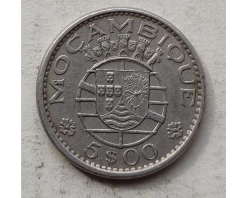 5 эскудо 1973 год Мозамбик