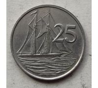 25 центов 1982 год Каймановы Острова