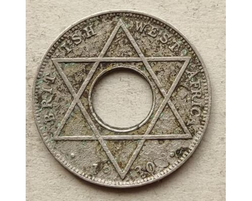 1/10 пенни 1930 год Британская Западная Африка