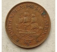 1/2 пенни 1948 год ЮАР Георг VI