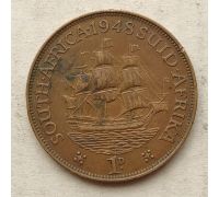 1 пенни 1948 год ЮАР Георг VI