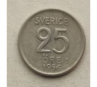 25 эре 1956 год Швеция Серебро