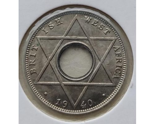 1/10 пенни 1940 год (без МД) Британская Западная Африка