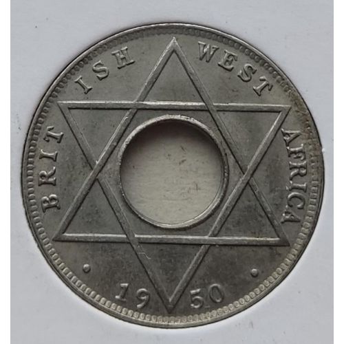 1/10 пенни 1950 год KN Британская Западная Африка