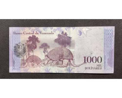 1000 боливаров 2017 год Венесуэла UNC Купюра Банкнота