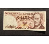 100 злотых 1982 год Польша Купюра Банкнота