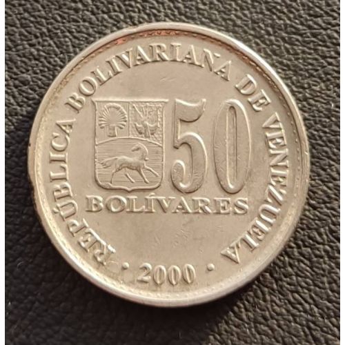 50 боливар 2000 год Венесуэла