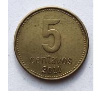 5 сентаво 2011 год Аргентина