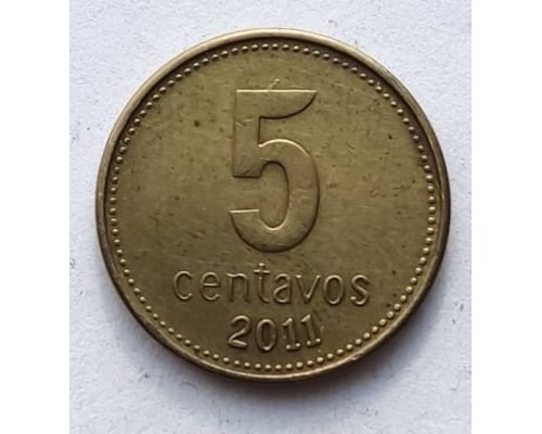 5 сентаво 2011 год Аргентина