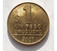 1 песо 2007 год Уругвай
