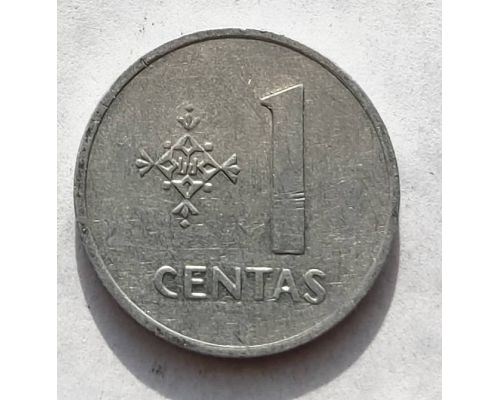 1 цент 1991 год Литва