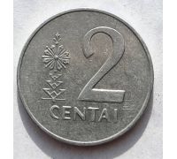2 цента 1991 год Литва