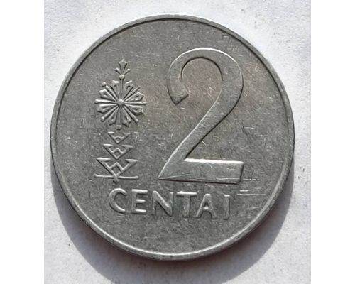 2 цента 1991 год Литва