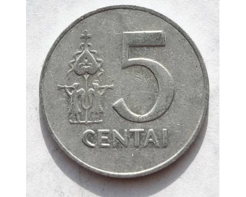 5 центов 1991 год Литва