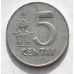 5 центов 1991 год. Литва