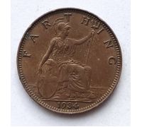 1 фартинг 1934 год Великобритания Георг V