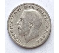 6 пенсов 1920 год Великобритания Георг V Серебро