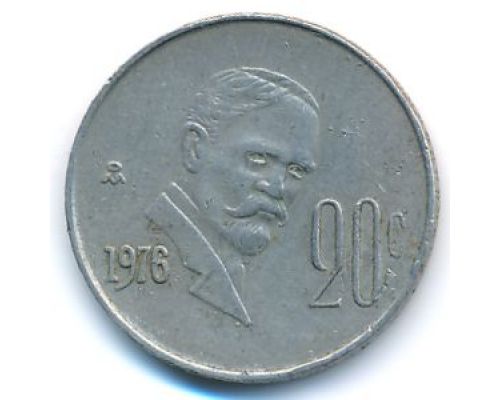 20 сентаво 1976 год Мексика