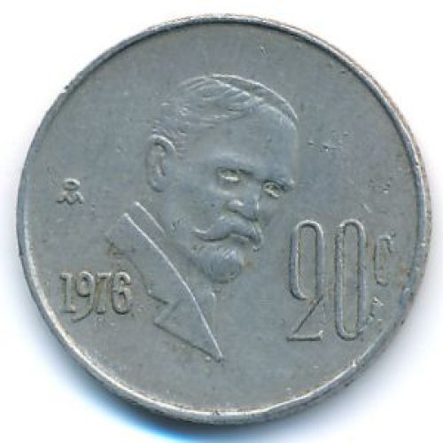 20 сентаво 1976 год Мексика