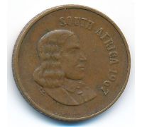1 цент 1967 год ЮАР Птицы Йохан Антонисзон ван Рибек South AFRICA