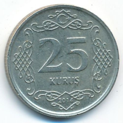 25 куруш 2014 год Турция