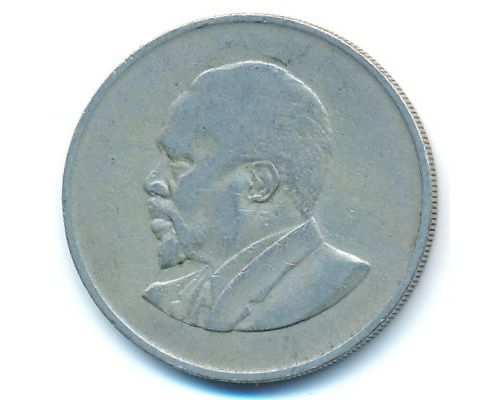 1 шиллинг 1967 год Кения Джомо Кениата