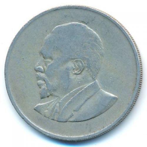 1 шиллинг 1967 год Кения Джомо Кениата