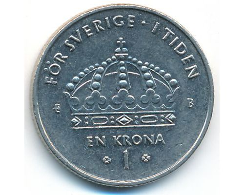 1 крона 2001 год Швеция