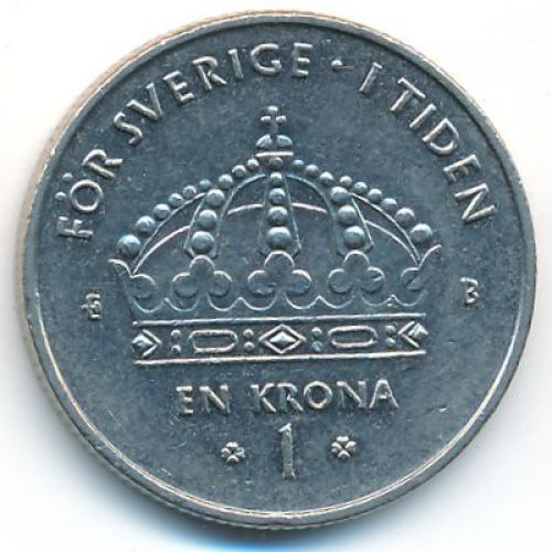 1 крона 2001 год Швеция