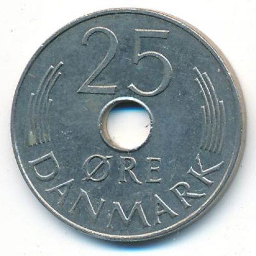 25 эре 1986 года. Дания
