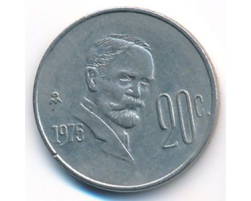 20 сентаво 1975 год Мексика