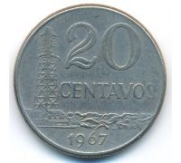 20 сентаво 1967 год Бразилия
